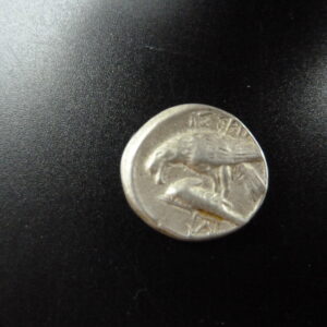 Silver drachm from Istros AU minted between 350 and 400 B.C.
