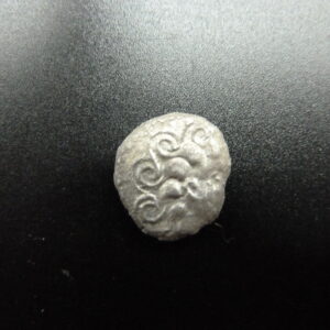 Silver lyra denarius from Eduens tribe VF+ minted before 52 B.C.
