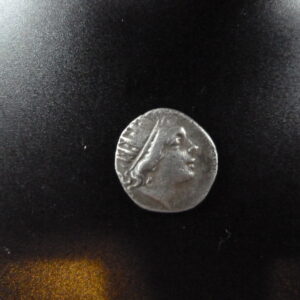 Plintophoric silver drachm from Rhodes XF minted between 84 and 88 B.C.