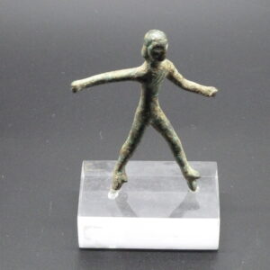 Figurine de guerrier Etrusque en bronze  6 – 7ème siècle av. J.C.