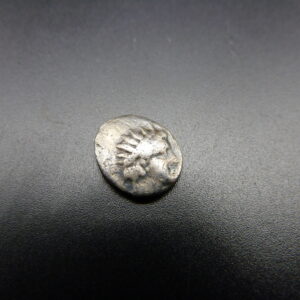Diobole en argent TB+ frappée à Rhodes entre 250 et 275 av. J.C.