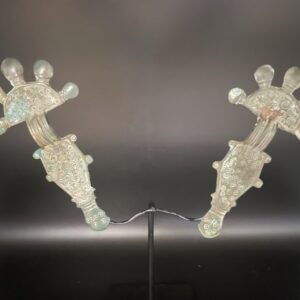 Double paire identique de fibules Ostrogoth en bronze datant du 6ème siècle