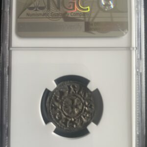 Denier en argent de Charles II le chauve frappé à Melle entre 840 et 864 SUP+