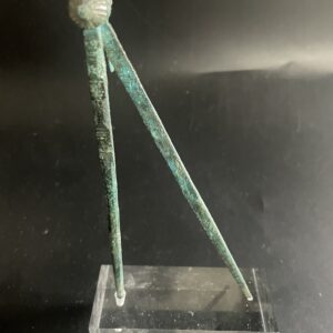 Grand compas romain en bronze du 2ème siècle